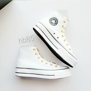 Converse CTAS Lift Hi White Storm Wind White Women's 9.5